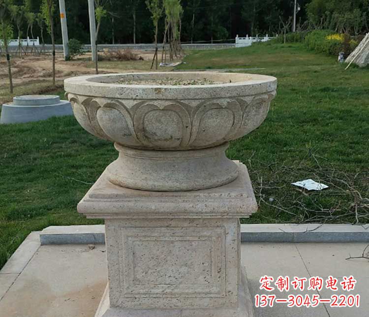 合肥大理石花盆石雕