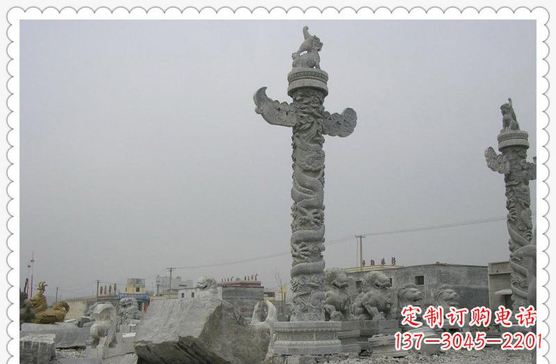 合肥精致雕刻,大理石华表雕塑
