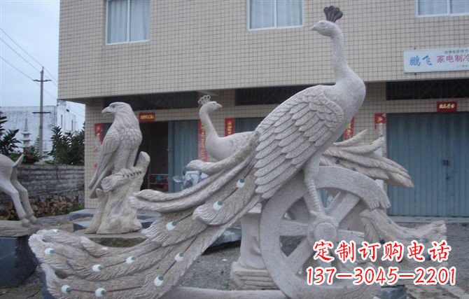 合肥大理石孔雀石雕塑