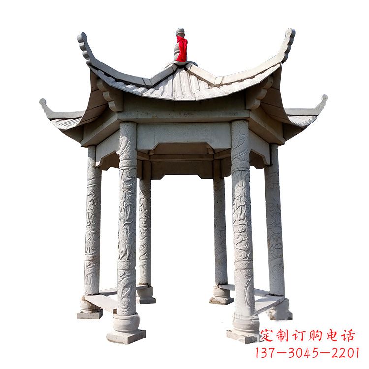 合肥中领雕塑大理石凉亭雕塑