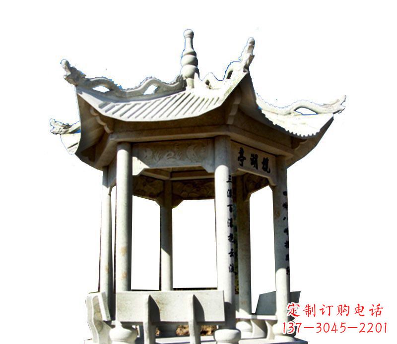 合肥大理石凉亭石雕,历史韵味浓郁