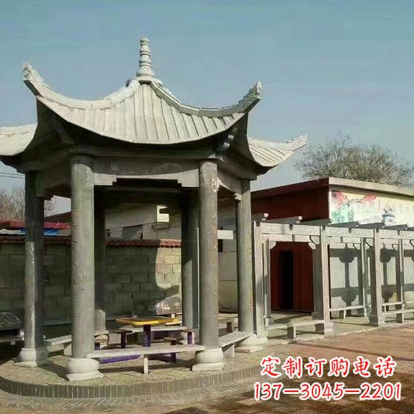 合肥大理石凉亭庭院亭子
