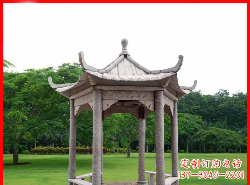 合肥精致大理石凉亭雕塑