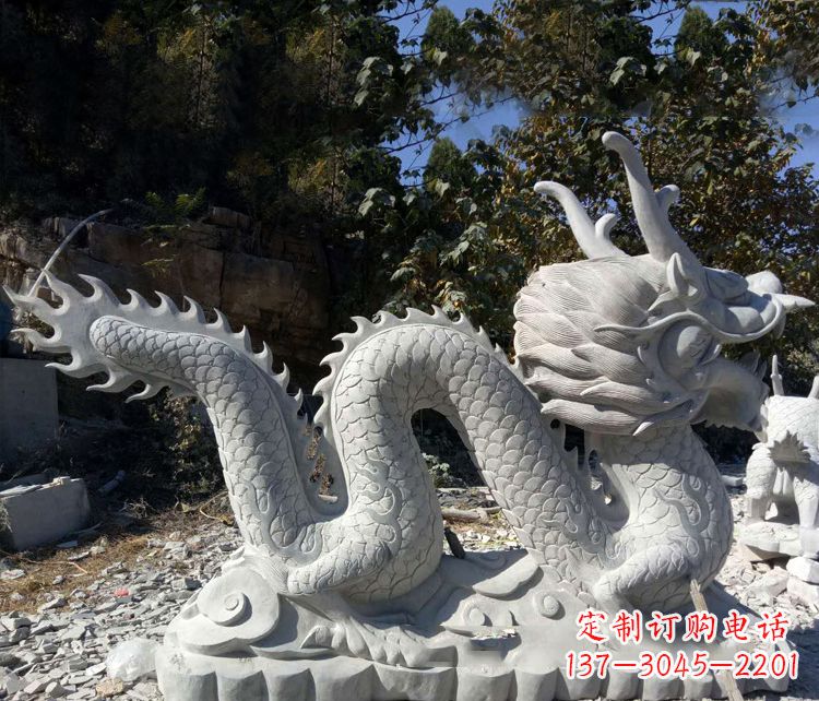 合肥精美大理石龙雕塑