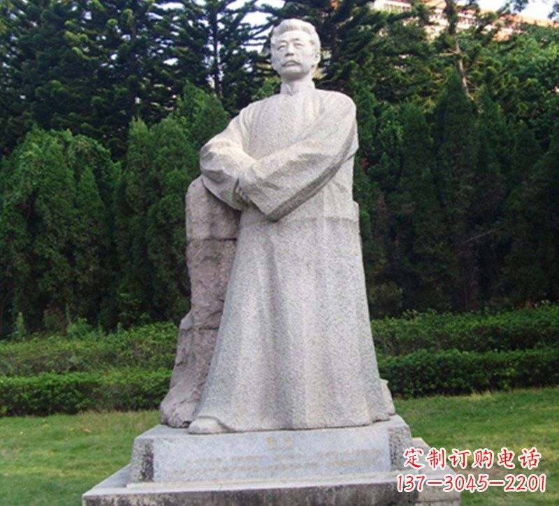 合肥精美独特的鲁迅大理石雕塑
