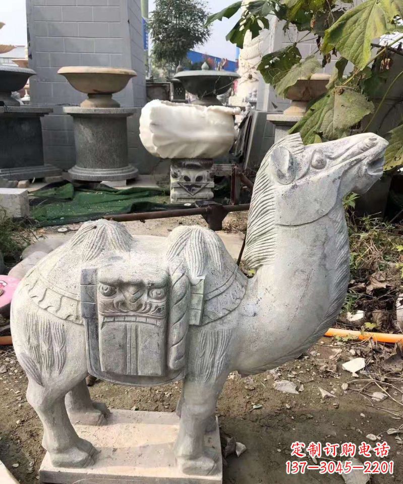 合肥精美大理石骆驼雕塑