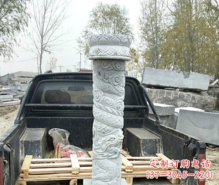 合肥大理石龙柱雕塑