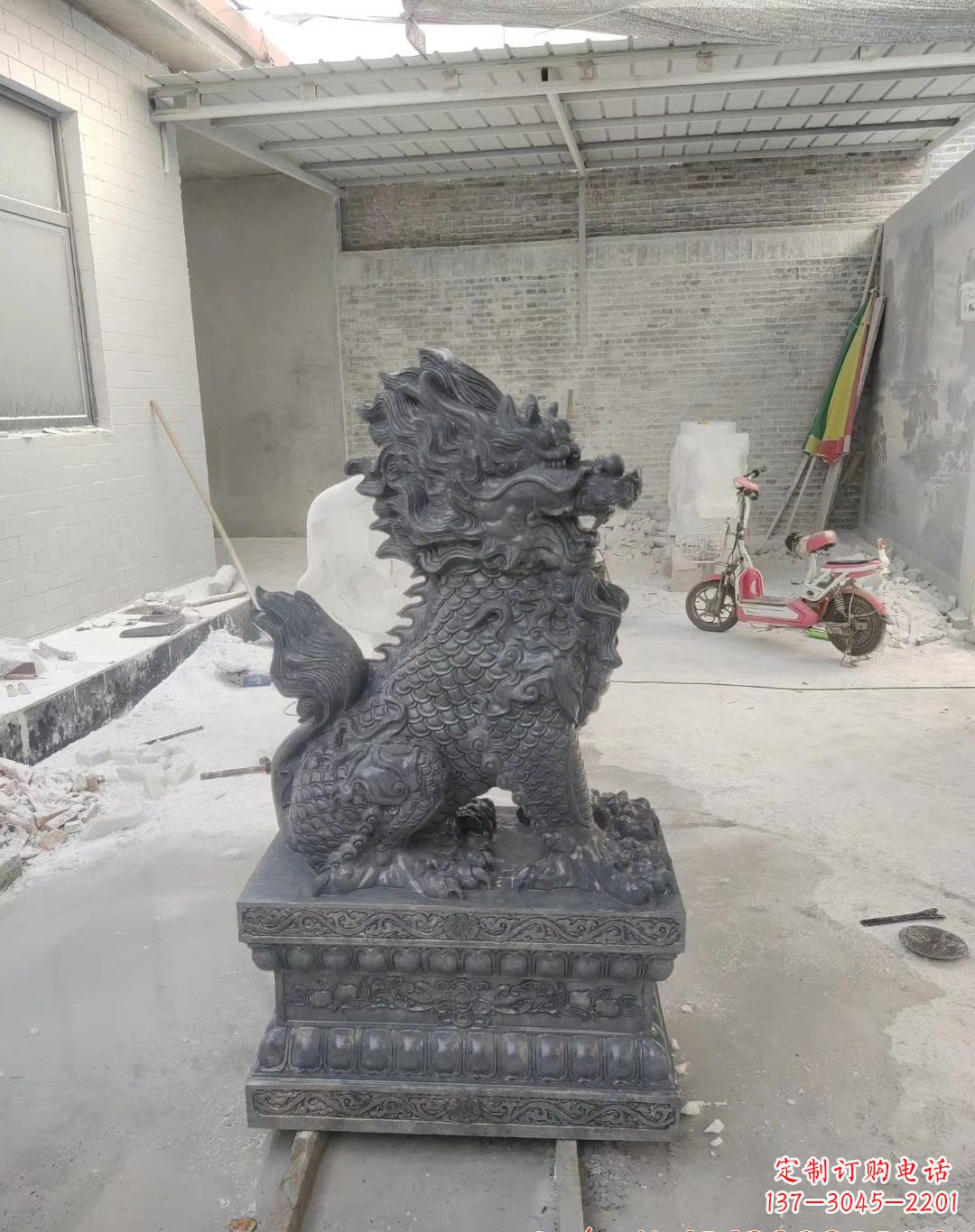 合肥传世工艺大理石麒麟雕塑