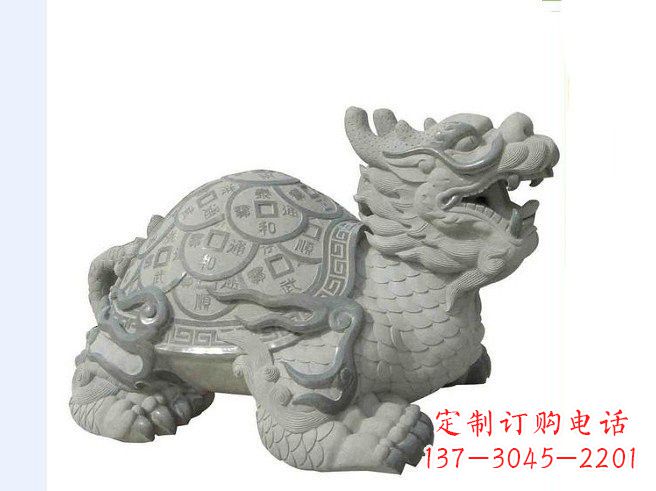 合肥大理石招财龙雕塑