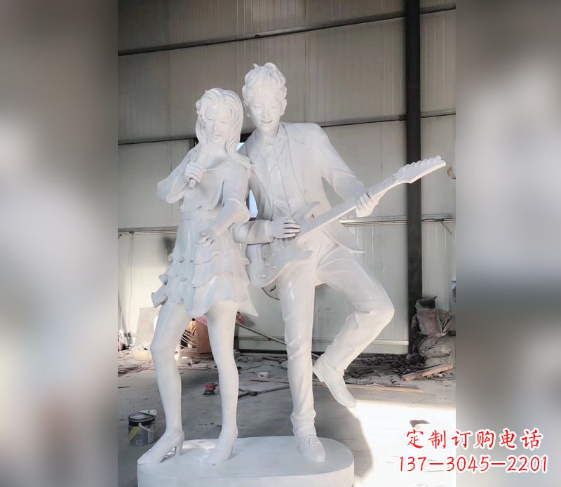 合肥精美大理石吉他雕塑
