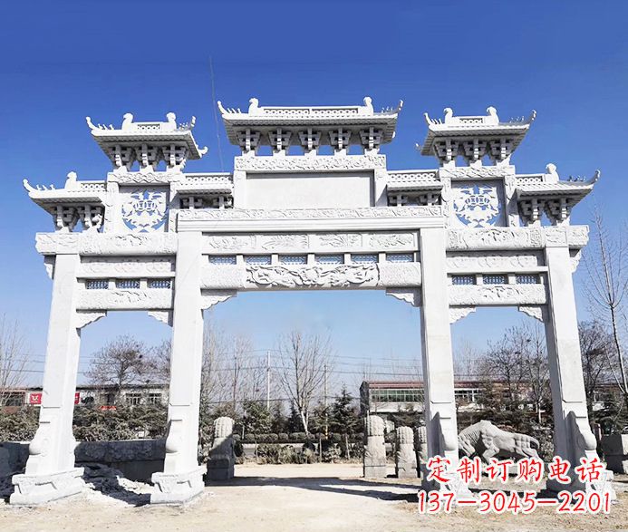 合肥大理石牌坊石雕定制