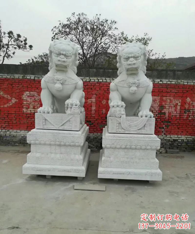 合肥大理石狮子雕塑,精致而壮观