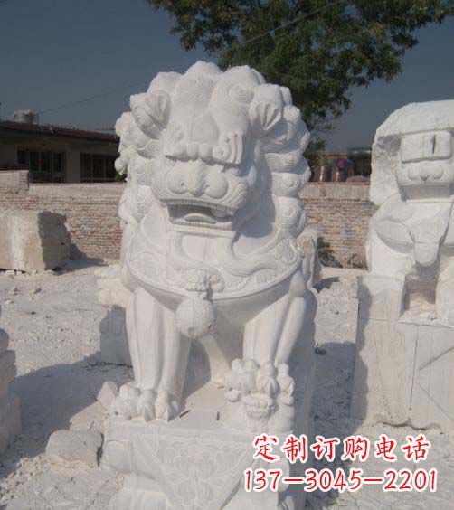 合肥精美大理石狮子雕塑