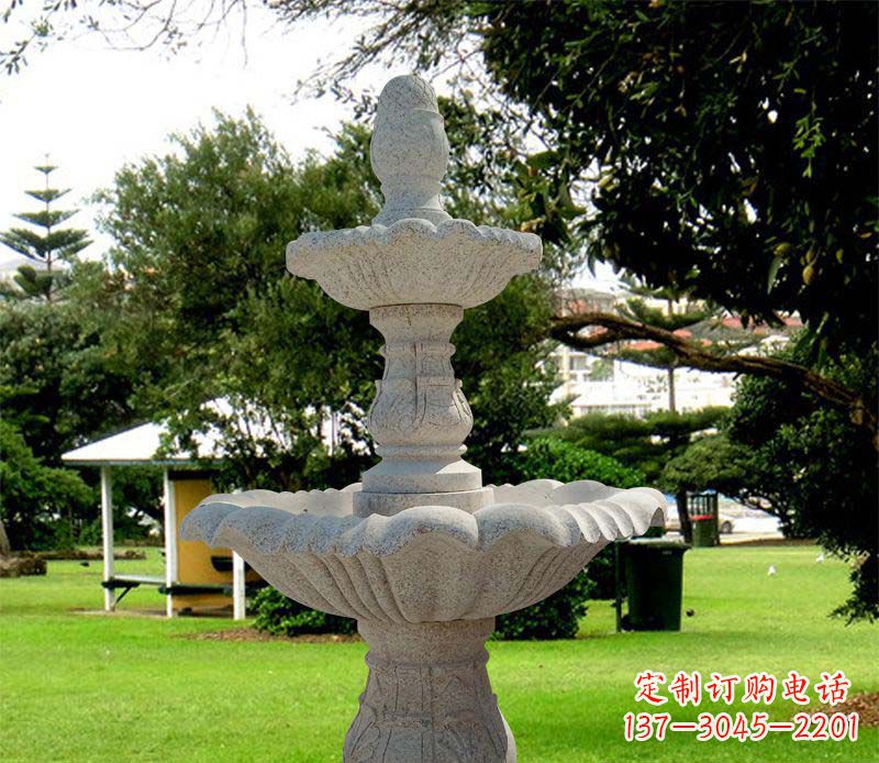 合肥大理石双层喷泉雕塑,精美绝伦