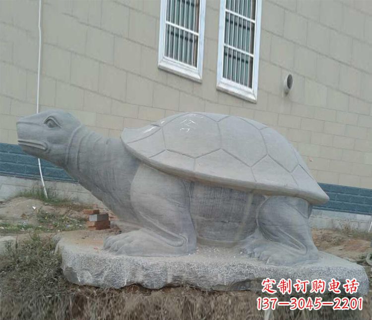 合肥大理石乌龟石雕精美的古典风格装饰