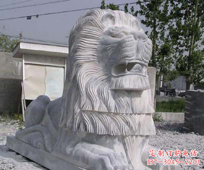 合肥大理石西洋狮子石雕塑