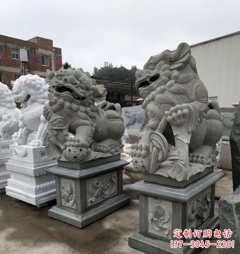 合肥大理石南方狮子雕塑