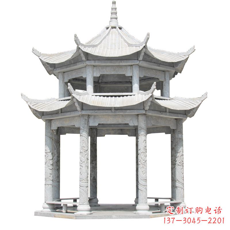 合肥大理石古建凉亭雕塑