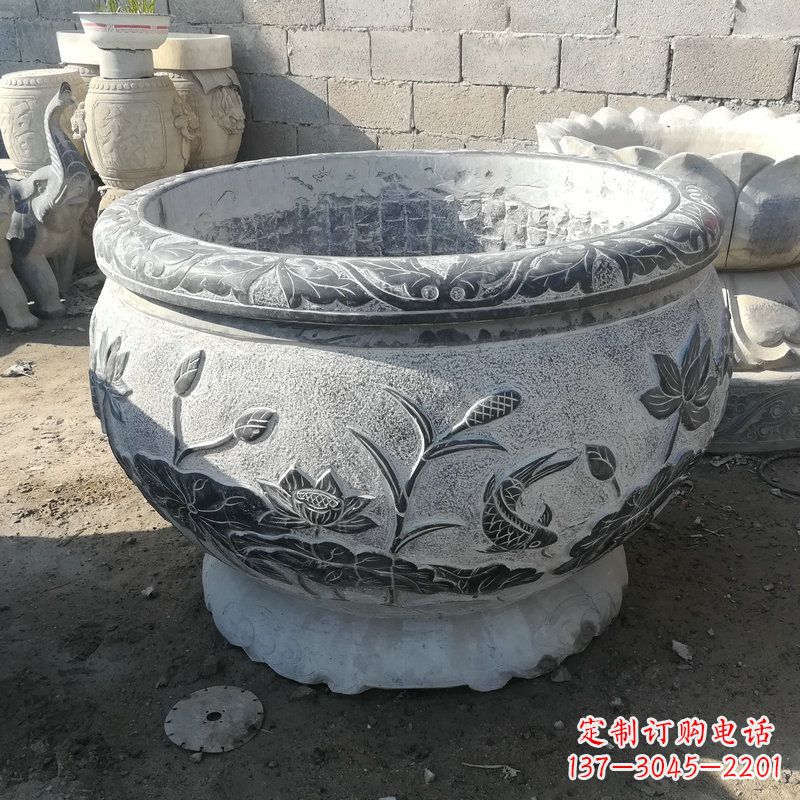 合肥大理石水缸雕塑