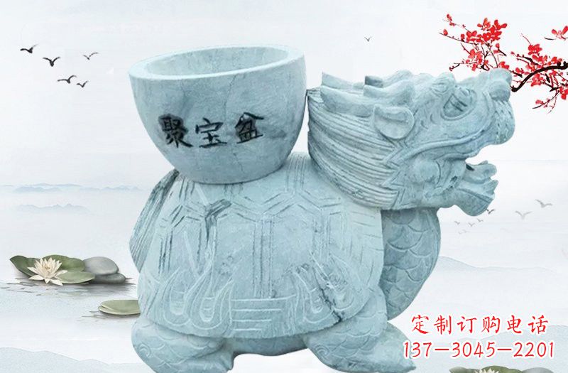 合肥大理石招财龙雕塑