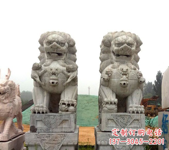 合肥传统大理石狮子雕塑
