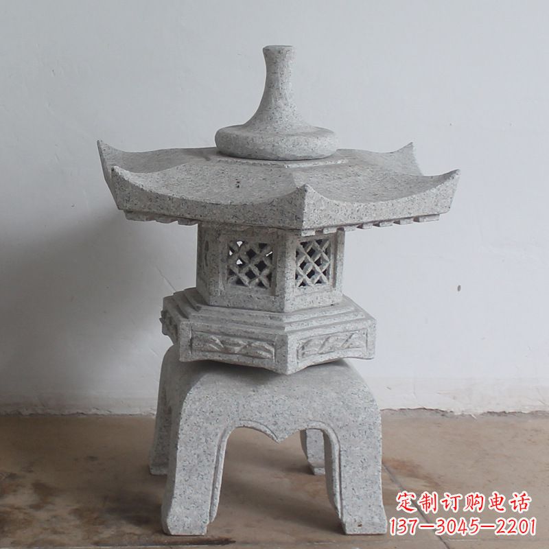 合肥传统中式雕塑大理石石灯