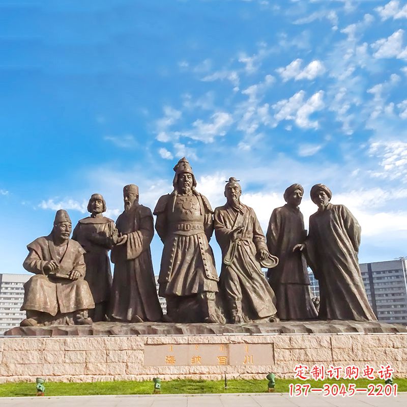合肥成吉思汗雕塑,赞颂大蒙古国建国者