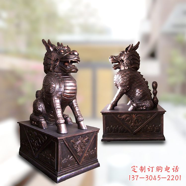 合肥麒麟铜雕 加持门庭安宁