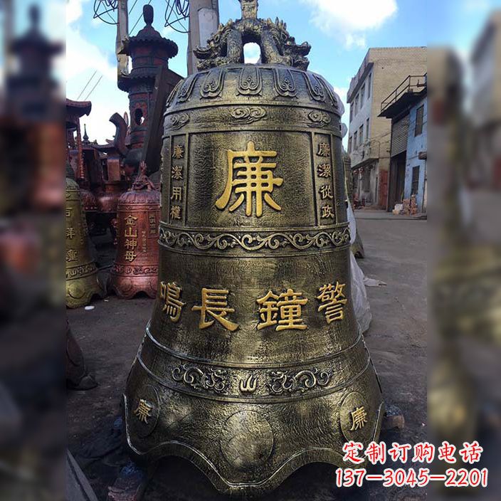 合肥大铜钟雕塑