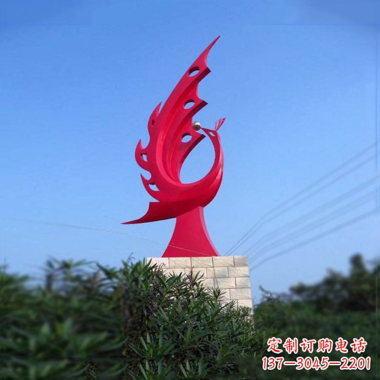 合肥凤凰不锈钢雕塑