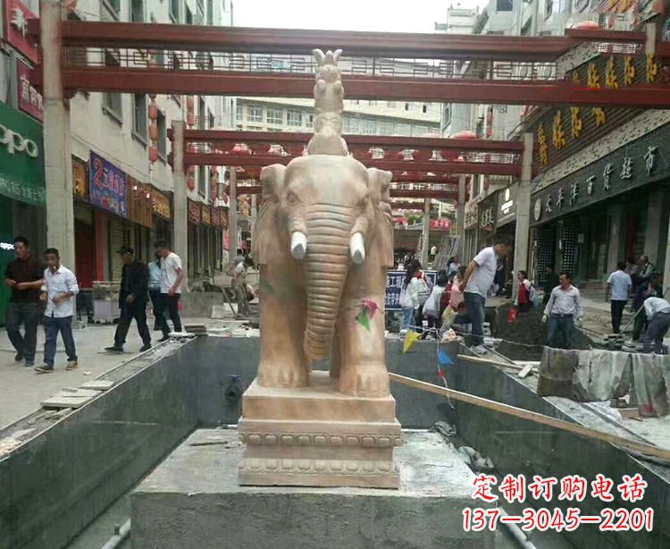 合肥大象石材雕塑