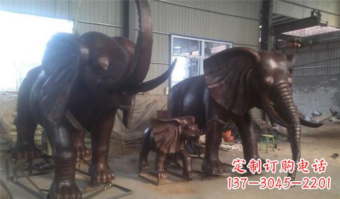 合肥高品质大象铜雕塑