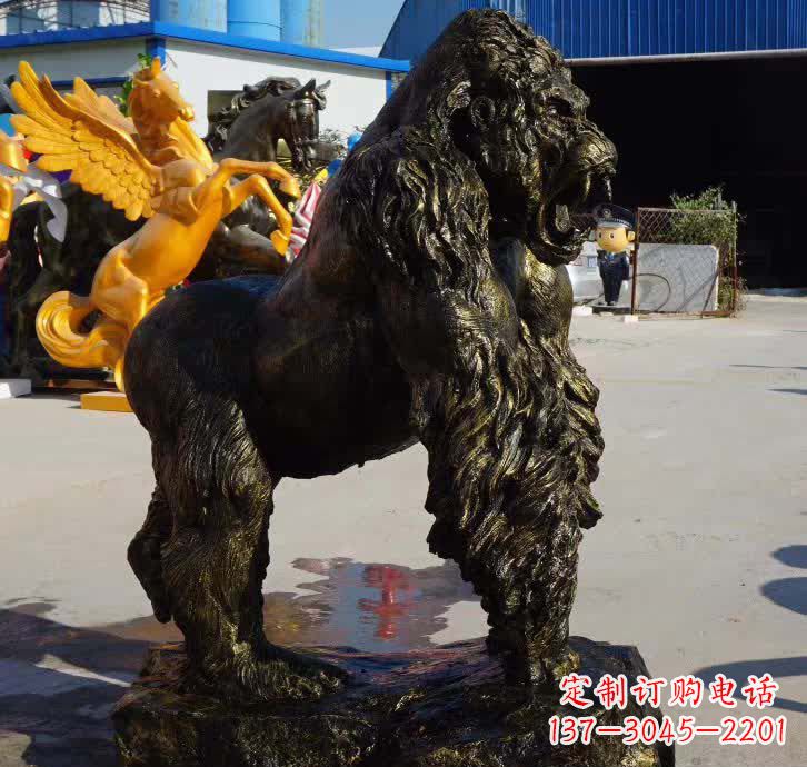 合肥大猩猩铜雕塑——匠心细节臻完美