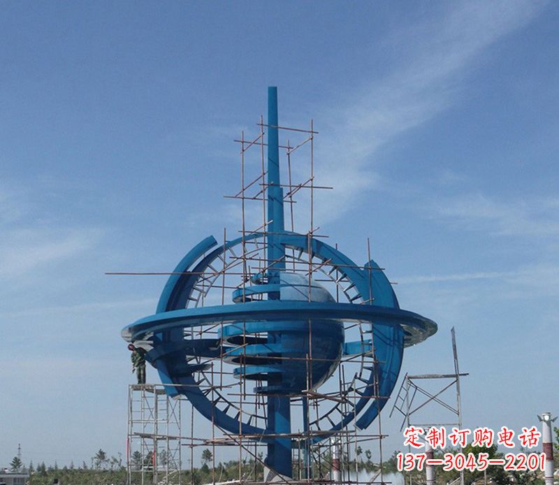 合肥品质卓越的大型不锈钢地球雕塑