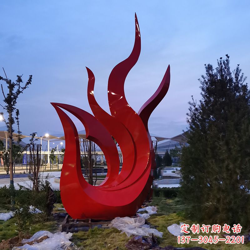 合肥大型不锈钢几何凤凰,广场公园城市标志性动物雕塑