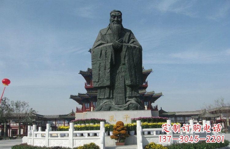 合肥大型锻铜孔子雕像,非凡之美