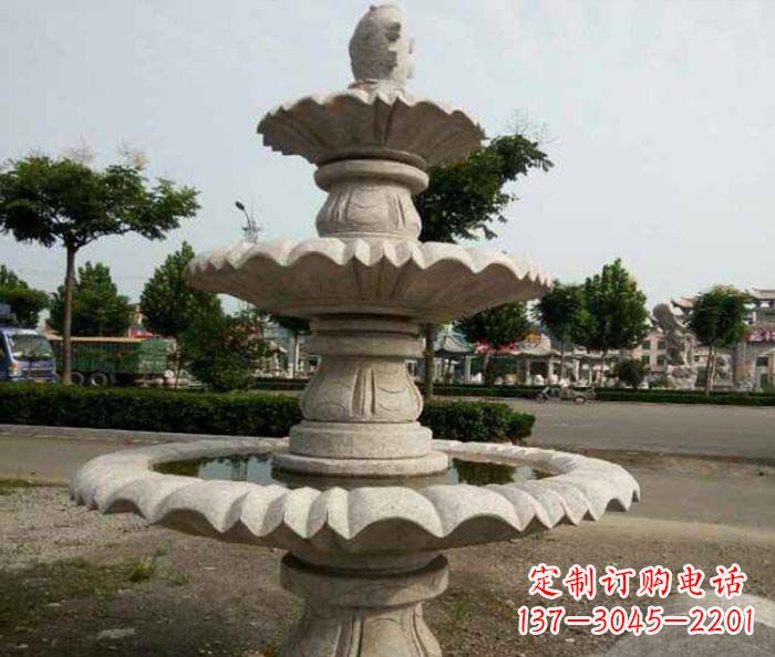 合肥精美的喷泉石雕塑