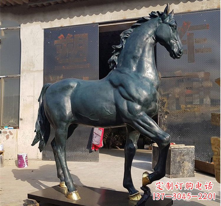 合肥独特优雅的大型铸铜马雕塑