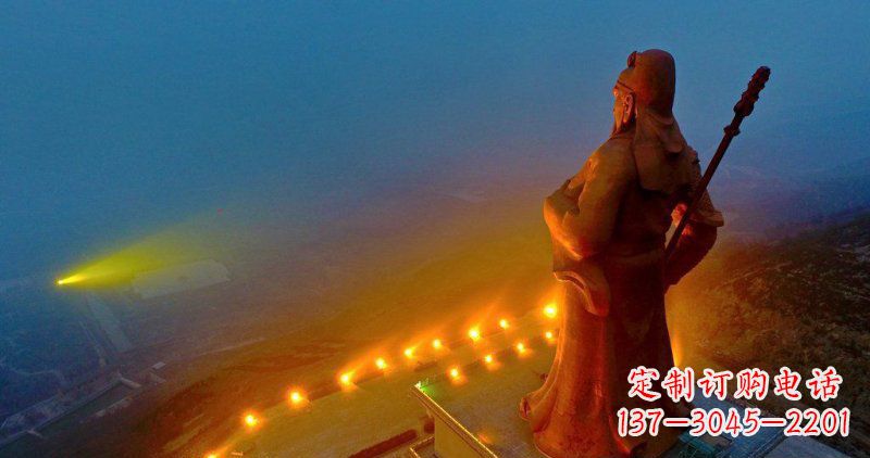 合肥精美关公雕塑 林景观玻璃钢雕塑