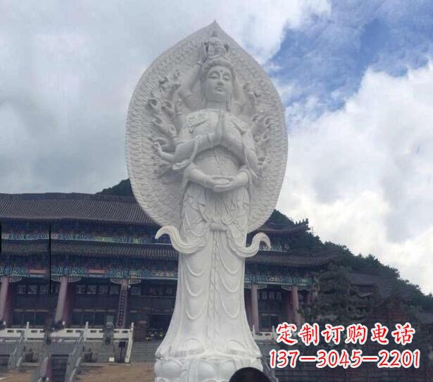 合肥大型汉白玉观音雕像
