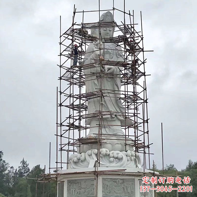 合肥大型汉白玉观音菩萨石雕