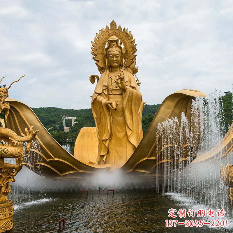 合肥大型观音铜雕景观雕塑
