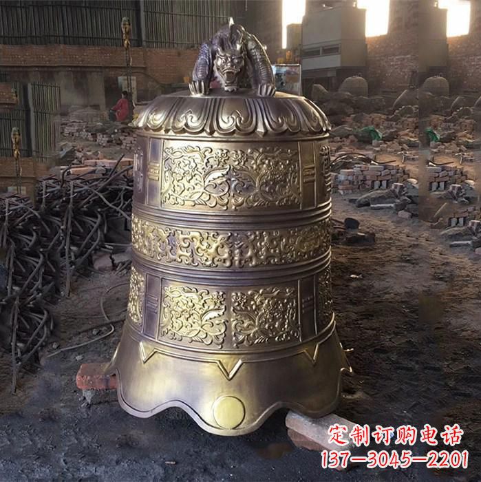 合肥悠久历史的铜钟雕塑——传承无声的魅力