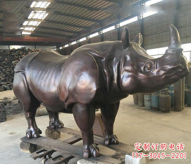 合肥精致大型牛铜雕塑