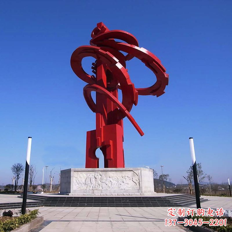 合肥精美龙形不锈钢景观雕塑