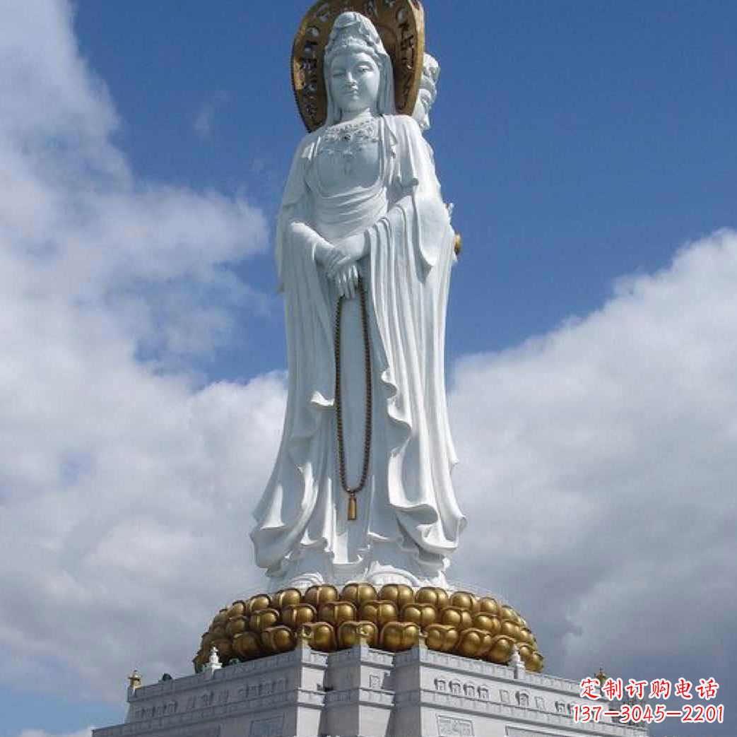 合肥汇聚神灵精灵的大型观音石雕