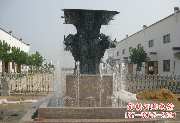 合肥精美铜制喷泉雕塑