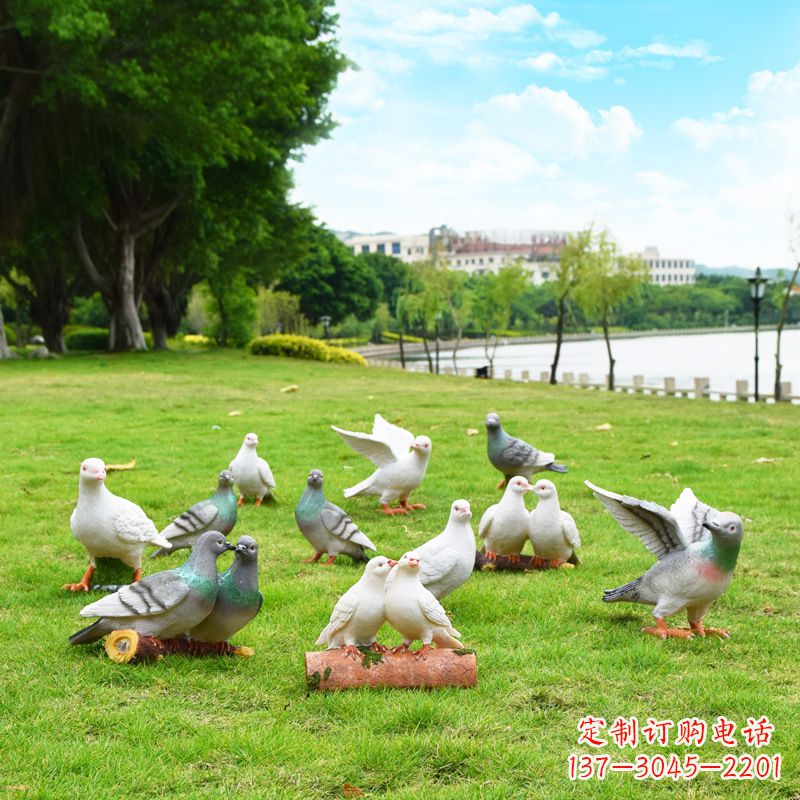 合肥大学和平鸽雕塑