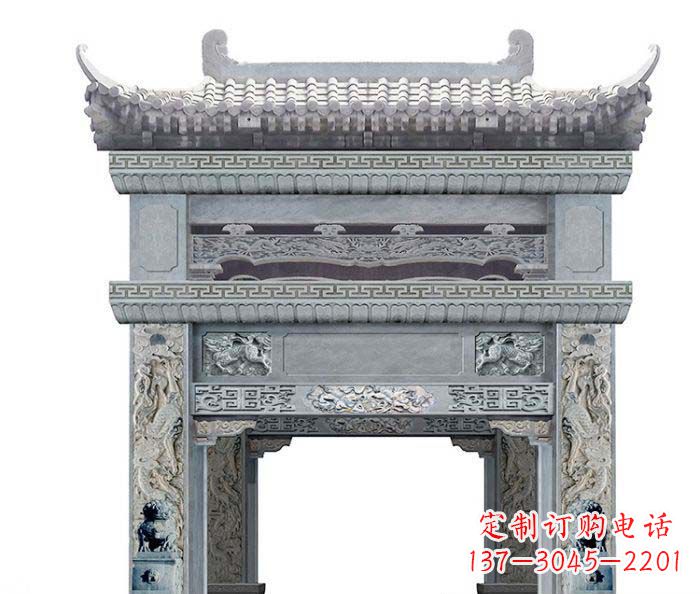 合肥精美石雕牌坊雕塑