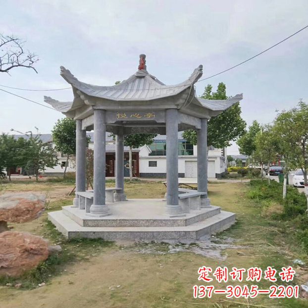合肥中领雕塑 | 六角石凉亭公园雕塑